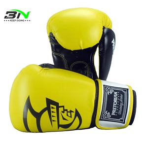 Guantes de boxeo BN Guantes de boxeo con logotipo personalizado profesional Guantes de boxeo para entrenamiento Muay Thai - Product Image 1