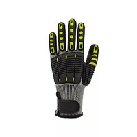 Gants de travail résistants aux coupures et imperméables, protection HPPE, résistants aux couteaux, résistants aux déchirures, résistants aux perforations, antidérapants, 26 cm, sans latex