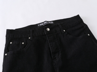 PROMOTION : Pantalon en jean Lost Shadows coupe oversize pour homme – Streetwear de marque – Noir, Orange, Crème