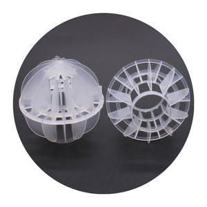 Embalaje de bola hueca poliédrica de plástico moldeado para purificación de agua tamaño aleatorio forma aleatoria - Product Image 1