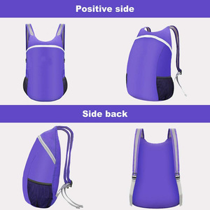 Customized Logo Fashion <b>Large</b> Capacity Lightweight Polyester Waterproof Feature Outdoor Travel <b>School</b> sport Folding <b>Backpack</b> - Product Image 2