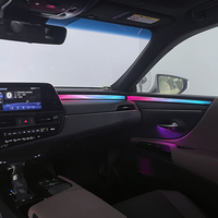 Éclairage d'ambiance intérieur de voiture TMPRO pour Lexus ES 2018-2024, lampe d'ambiance LED multicolores, commande par application, kit de décoration intérieure