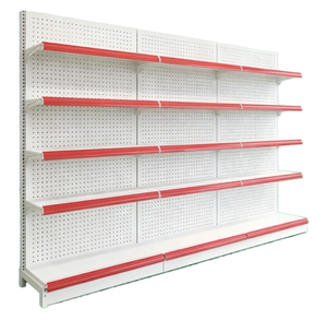 Precio de Fábrica: Estantería Metálica de Una Cara para Supermercado, Estantes Ajustables, Diseño Independiente Duradero, Capacidad de 50-150 kg, Rápida Instalación - Product Image 1