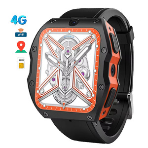 Mô Hình X 4G Android Quad Core Dual Máy Ảnh Video Trò Chuyện Nhận Dạng Khuôn Mặt GPS Sim Thẻ Không Dây Wifi <span class=keywords><strong>Internet</strong></span> Bluetooth Thông Minh Đồng Hồ - Product Image 1