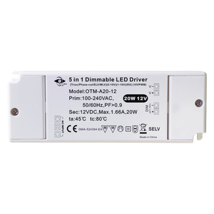 Alimentation LED SAA OTM-A20-12 5 en 1 LED DRIVER Installation facile avec connecteur en boucle - Product Image 4