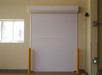 Ventes directes d'usine, porte de garage à enroulement avec isolation thermique en mousse PU, caractéristiques de prévention des incendies, design moderne