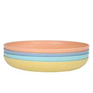 Juego de Vajilla Biodegradable y Ecológico de Paja de Trigo: Plato, Tazón, Taza, Cuchara, Cuchillo y Palillos - Product Image 4