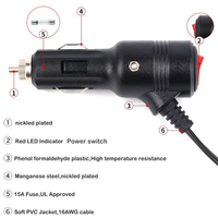 Prise d'alimentation allume-cigare 1 mâle à 2 femelle Splitter Charger Adapter for Car Electronics Extender