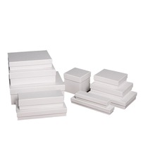Boîtes cadeaux en papier de luxe personnalisées en gros, boîtes cadeaux carrées en papier kraft, boîtes en carton