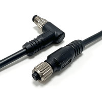 Câble connecteur M5 à 3 broches mâle-femelle étanche pour mini-capteurs, idéal pour micro-interrupteurs de proximité, conception compacte, longueur personnalisable
