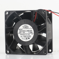 Original NMB 5V 12V 48V DC24V 1.10A AC EC 8038 80X80X38MM 8CM convertisseur de fréquence roulement à billes 2 fils 08038RA-24Q-EA ventilateur de refroidissement