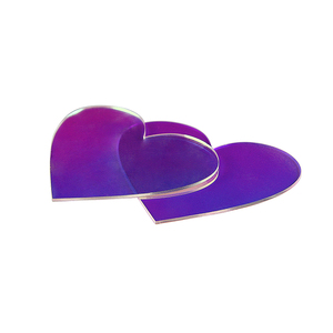 1-6mm 무지개 홀로그램 다이크로익 아크릴 레인보우 시트 아크릴 소재 이리데슨트 필름 시트 - Product Image 5