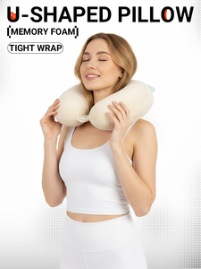 Nuovo arrivo cuscino ergonomico per collo a forma di U per auto morbido Memory Foam e imbottitura in cotone cuscino per il collo da viaggio caldo al prezzo - Product Image 3
