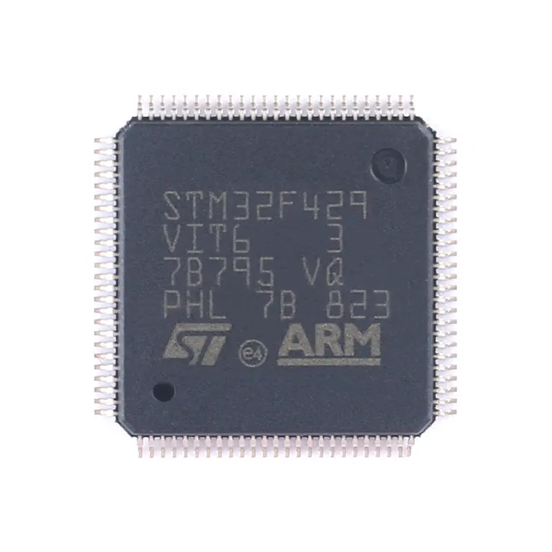 STM32F429VIT6ไมโครคอนโทรลเลอร์ IC MCU 32BIT 2MB FLASH 100LQFP วงจรรวมอิเล็กทรอนิกส์ STM32F429VIT6