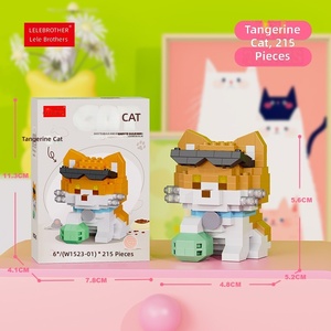 Bloques de Construcción de Plástico Compatibles, de Venta Caliente Transfronteriza, para Juguetes de Dibujos Animados, Muñecos, <span class=keywords><strong>Mini</strong></span> Partículas, Regalo para Niños y Niñas - Product Image 1