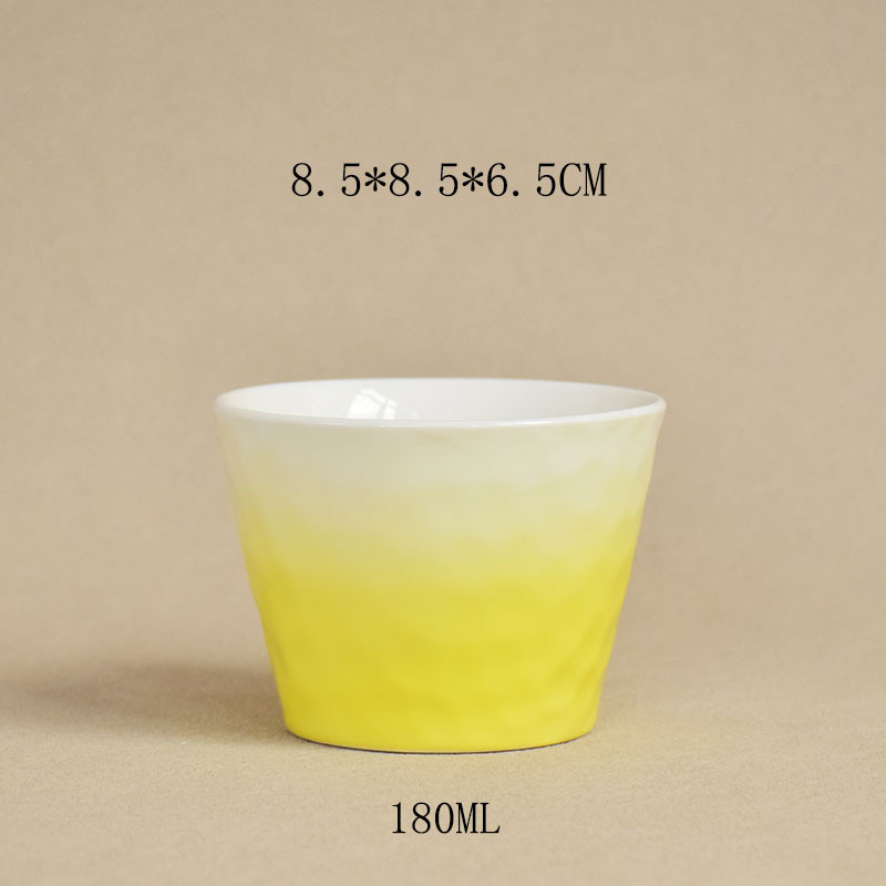 Yellow - approximately 180ml