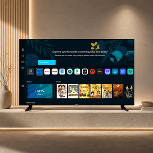 Téléviseur intelligent sans cadre <span class=keywords><strong>SAMSUNG</strong></span> <span class=keywords><strong>QLED</strong></span> <span class=keywords><strong>32</strong></span> pouces, système Android, nouveau téléviseur Wi-Fi HD avec Google Play Store, idéal pour l'école en Afrique - Product Image 2