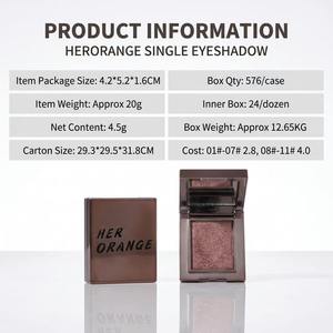 MLM Hot Sale OEM Custom Single <b>Eyeshadow</b> High Pigment Metallic <b>Shimmer</b> Smoky Eye Makeup Long Lasting Private Label Wholesale - Product Image 6