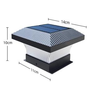 Lampes solaires pour poteaux de clôture, étanches IP65, angle de faisceau 360°, capteur de lumière, rechargeables, pour poteaux en bois de jardin extérieur - Product Image 5