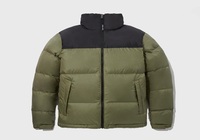 Blouson matelassé 90% duvet, version mode duvet 1996, logo brodé