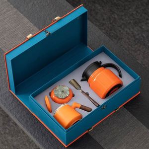 2024 Novelty Luxury Office Corporate Gift Set Customized Multi-Function Teapot Paper <b>Mug</b> Holiday Notebook Business Gift Box Set - Product Image 3