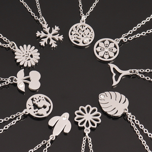 Collar de Cactus Pequeño para Mujer, Inspirado en la Naturaleza del Desierto, Moderno, Minimalista, de Acero Inoxidable 316L, Chapado en Plata/Oro, para Fiesta - Product Image 5