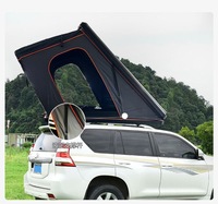 Ecocampor Luxury Aluminum Truck Topper Camper Overland Pop up Hard Sided Shell Popup Tent dengan Penyimpanan untuk 2 Orang