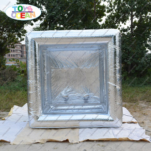 Personnalisable Publicité Extérieure Gonflable Argent ATM Cube Booth PVC Material Factory-Best Bouncy Machine House Cube Booth - Product Image 1