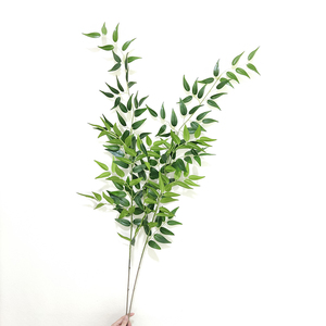 ใบไม้ประดิษฐ์จําลองสูง Faux Greenery ใบไม้ประดิษฐ์หน่อไม้ฝรั่งใบพุ่มพืชประดิษฐ์ - Product Image 4