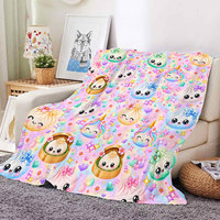 Meistverkaufte Anpassbare Lustige Dumpling Bao Squishy Bedruckte Flanell-Decke Winter Weiche Gemütliche Sofa-Couch-Decke Kawaii Raumdekoration