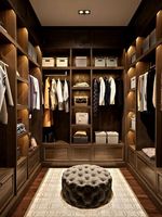 Armoire ouverte moderne en bois, design de meubles de chambre à coucher pour dressing
