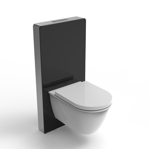 Réservoir d'eau en verre Sunten SH004G au design moderne et élégant, système de chasse double <span class=keywords><strong>pour</strong></span> toilettes suspendues <span class=keywords><strong>WC</strong></span> - Product Image 3