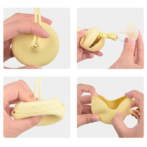 Étui pour sucette en silicone souple en forme de gland de dessin animé pour bébé - Product Image 6