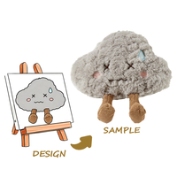 Porte-clés en peluche personnalisé - Couverture en peluche super douce avec rembourrage en coton PP, cadeau de fête unisexe pour enfants