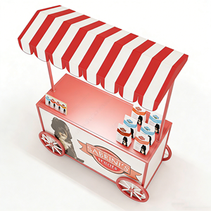 Exhibidor de Accesorios para Mascotas con Ganchos, Armarios y Ruedas para Tienda de Mascotas - Product Image 3