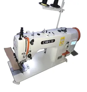 ORENAutomatic trimming leather synchronous sewing machine