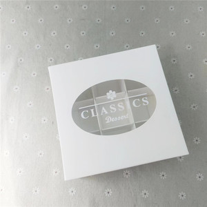 Tùy chỉnh hình chữ nhật in macron sô cô la Hộp quà tặng bao bì với cửa sổ PVC bán buôn thực phẩm cấp hộp giấy - Product Image 5