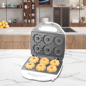 Petite gaufrière électrique antiadhésive, machine à friandises pour chien, machine à gaufres de petite taille, style américain et belge, gaufres antiadhésives - Product Image 5