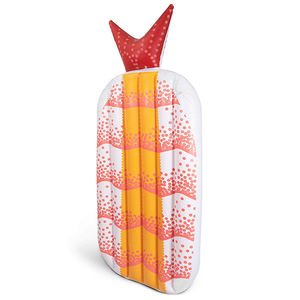 Chaise longue gonflable en forme de crevette <span class=keywords><strong>frite</strong></span>, dispositif flottant, jouets de plage gonflables, matelas gonflable d'extérieur, rangée flottante - Product Image 4