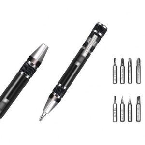 Kit de Destornilladores Magnéticos de Precisión de Bolsillo 8 en 1, Herramienta Multifuncional de Aleación de Aluminio para Relojes y Gafas - Product Image 5