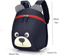 Sac à dos mignon pour tout-petits avec sangle, sac d'école pour enfants de 1 à 2 ans, adapté aux garçons et aux filles