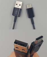Câble de données USB C 1,2 m 2A pour Samsung S8 S9 S10, câble de charge de type C pour téléphone, charge rapide 3A, câble de type C