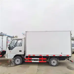 Yüksek kalite 2 Ton Mini frigorifik kargo Van kamyon marka Mini soğuk hava tertibatlı kamyon