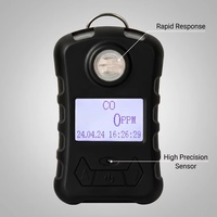 HIREP Nuevo Detector de Gas Único para Monóxido de Carbono, Alta Precisión, Alarma Sonora, Luminosa y Vibratoria, Pantalla LCD de 2.0 Pulgadas, 0-300