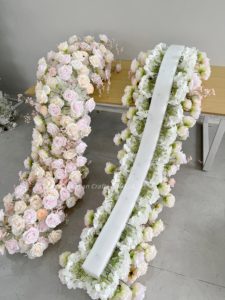 Cross-border New High Quality Purple Silk Flower Ball Row Artificial Table Stage Background Arch <strong>Weddings</strong> <strong>Ceiling</strong> <strong>Decorations</strong> - Product Image 5