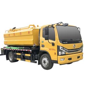รถดูดสิ่งปฏิกูลและทำความสะอาดแรงดันสูง ยี่ห้อจีน CLW Dongfeng D6 4x2 เกียร์ธรรมดา เครื่องยนต์ดีเซล ยูโร 3 พร้อมถังขนาด 6000 ลิตร กำลัง 150-250 แรงม้า - Product Image 1