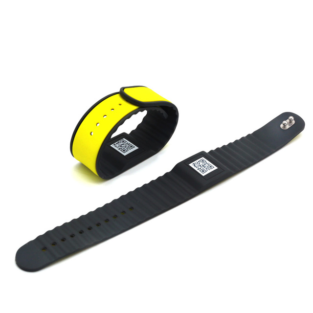 Custom for DESFire HF RFID Woven Silicone Wristband 13.56MHz ISO14443A Protocol NFC Bracelets for Music Security Protection