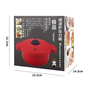 Cuisinière à vapeur à pression en plastique écologique de haute qualité, sortie d'usine, 2,3 L, pour viande, <span class=keywords><strong>riz</strong></span>, pâtes, légumes - Product Image 5