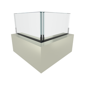 En el piso Hotel Garden Stair Frameless Laminado templado All Glass Balaustre Guardrail Valla de vidrio completo - Product Image 2