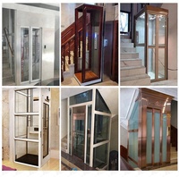 Malezya'da konut Villa ev tipi asansör-400 kg kapasite için özel Modern tasarım 12m 500/asansör